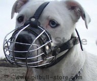 Heavy Duty Wire Basket Dog Muzzle for Pitbull Heavy Duty Wire Basket Dog Muzzle for Pitbull